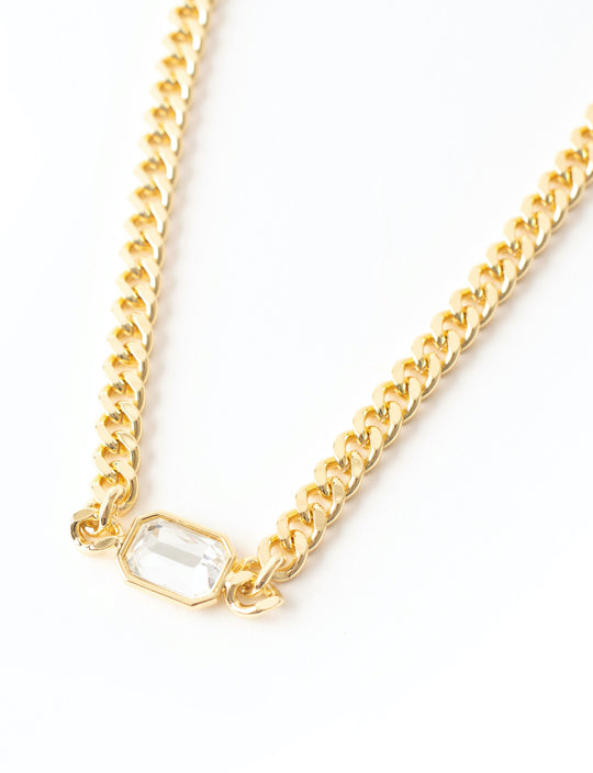 chunky chain gem choker