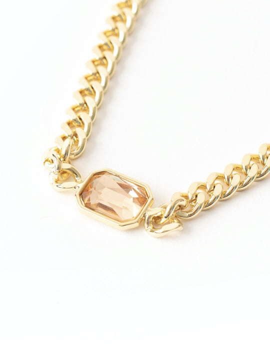 chunky chain gem choker