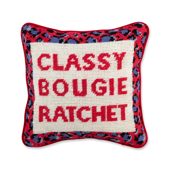 Load image into Gallery viewer, Savage Needlepoint Pillow
