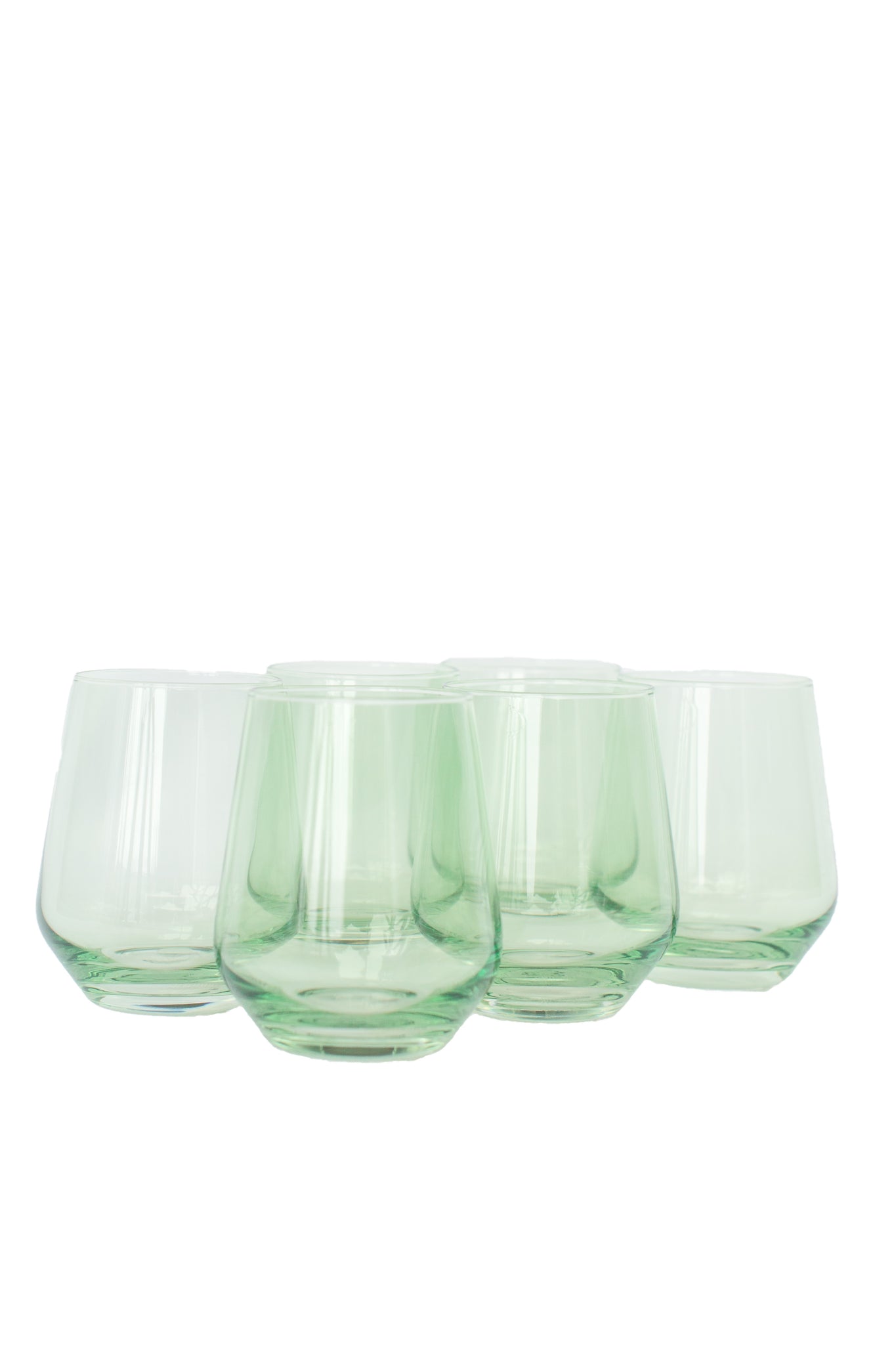 Load image into Gallery viewer, Estelle Stemless Wine Glasses - Mint
