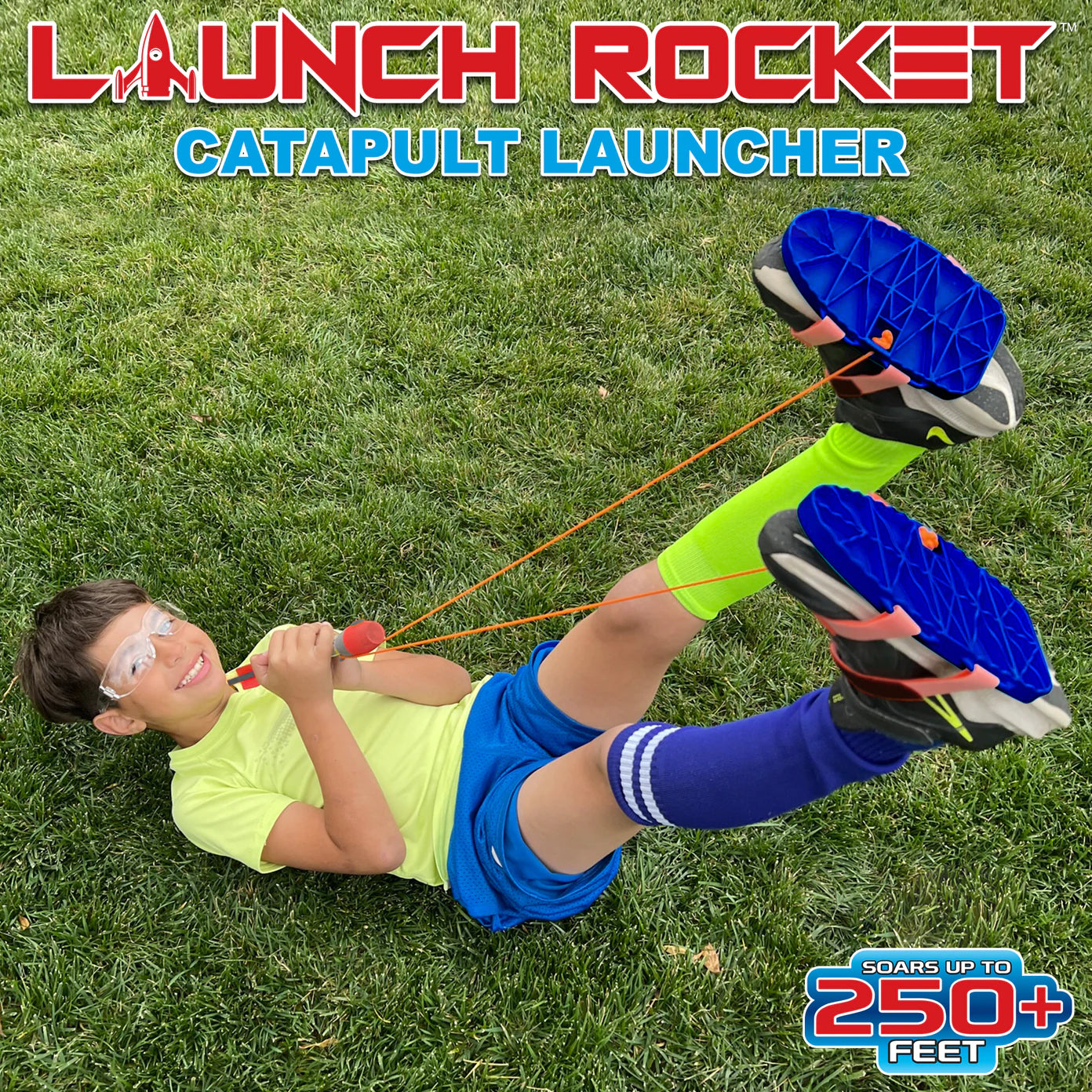 Launch Rocket 100% kid-powered! 