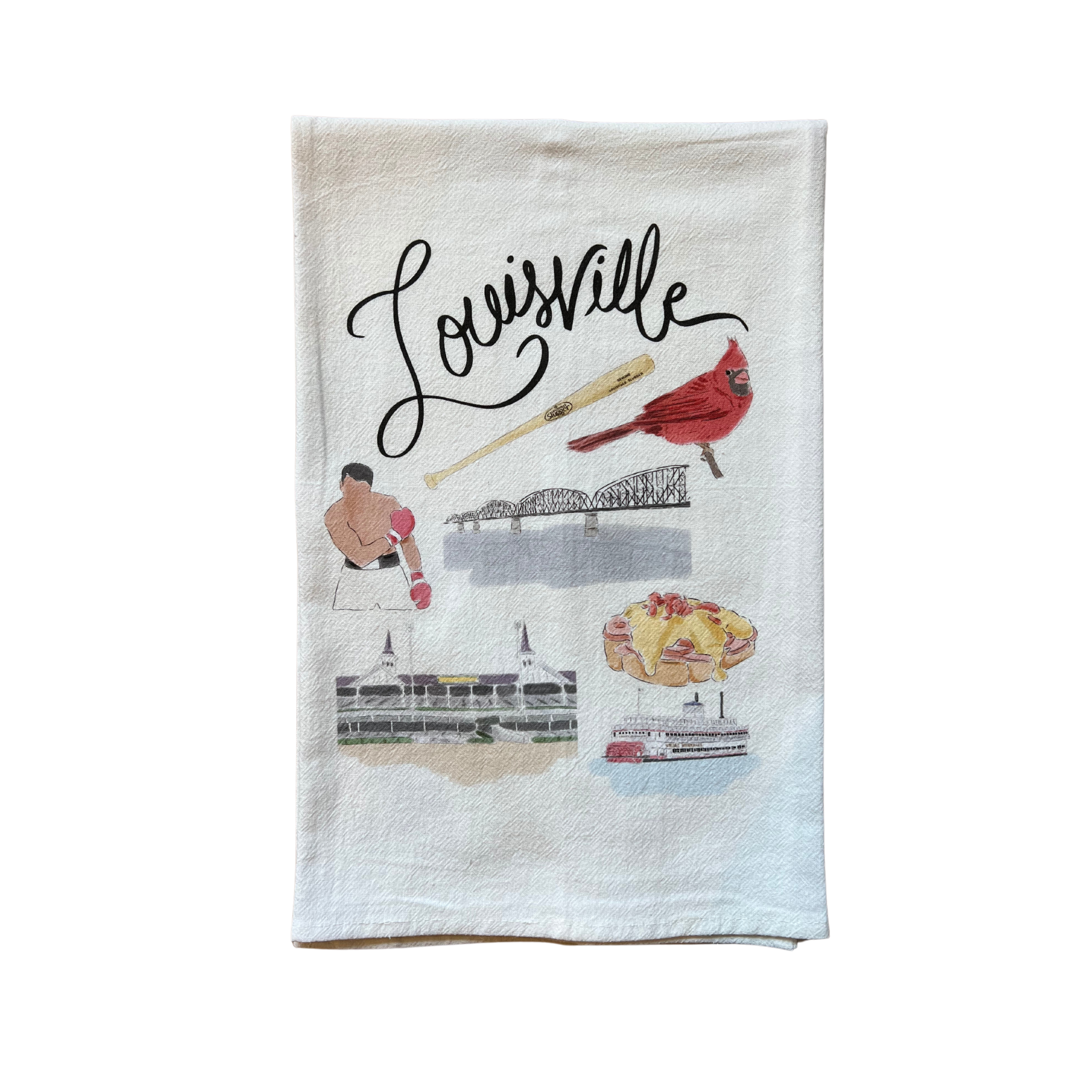 Louisville Theme Cotton Tea Towel – Jones & Daughters