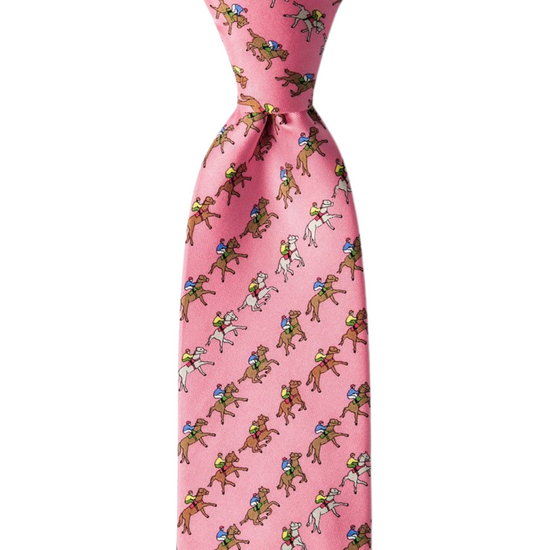 Load image into Gallery viewer, Win, Place, Show Silk Tie
