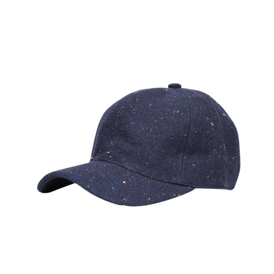 Load image into Gallery viewer, Speckled Wool Hat Navy
