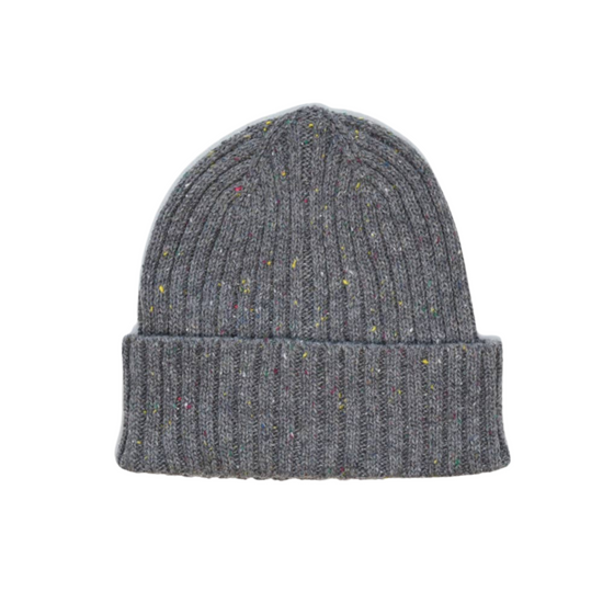 Load image into Gallery viewer, Donegal Wool Beanie Grey
