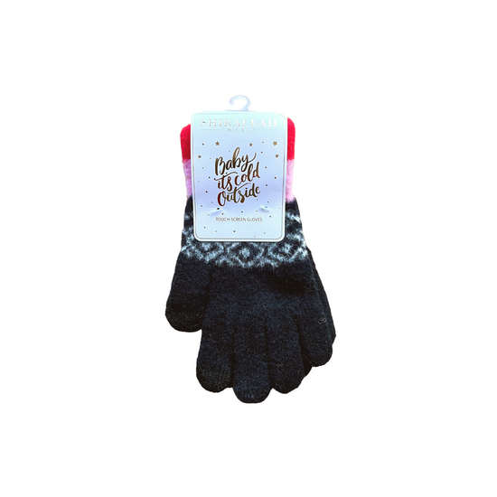 Malena Touchscreen Gloves, Black