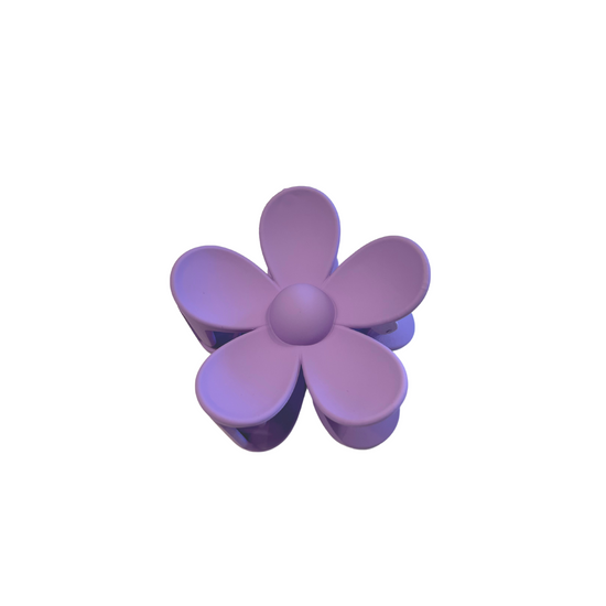 Load image into Gallery viewer, Jumbo Daisy Flower Floral Hair Clip Purple
