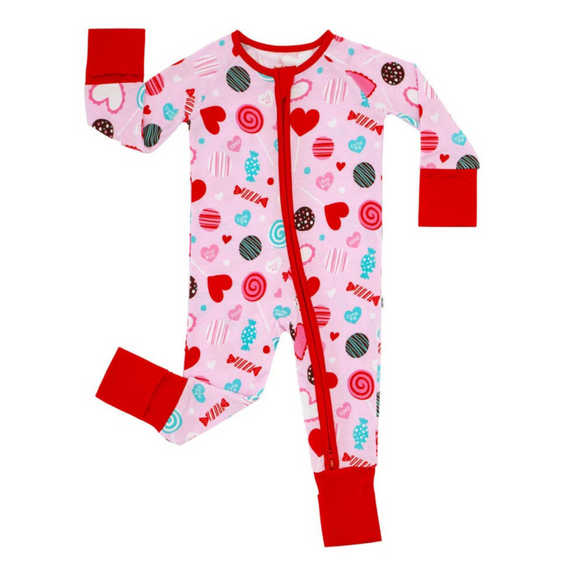 Pink Sweet Valentine Bamboo Viscose Zippy