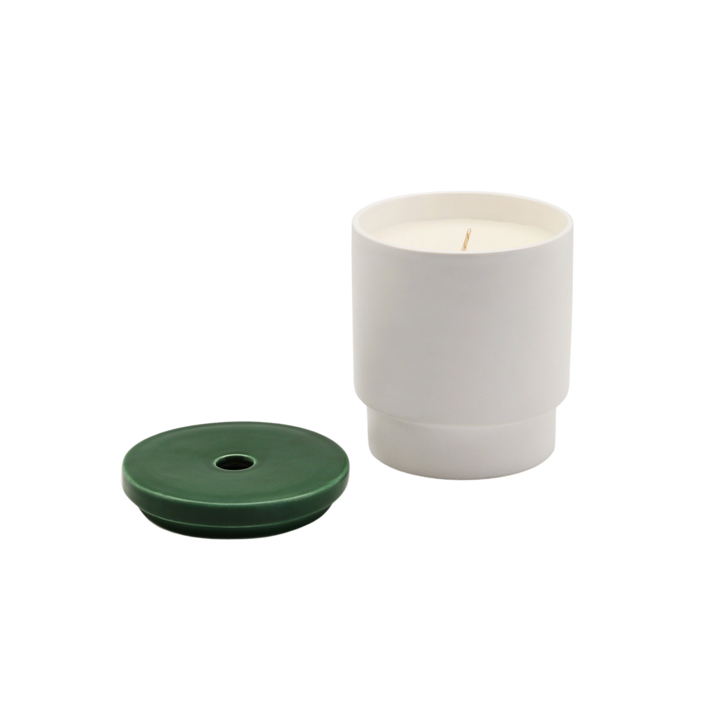 Night Space Large Candle: Dark Green