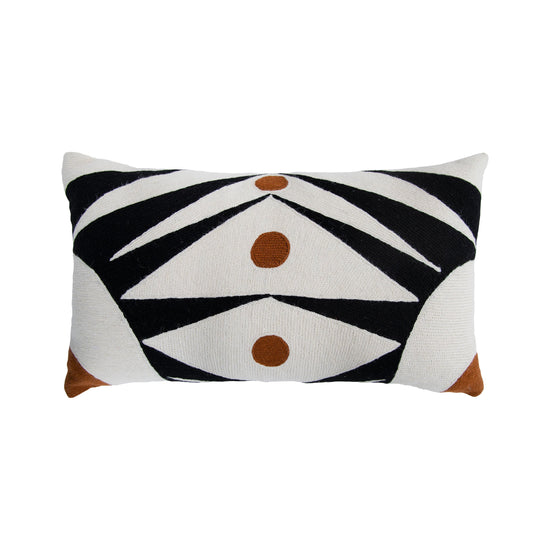 Load image into Gallery viewer, Zaza Dots Pillow - Black
