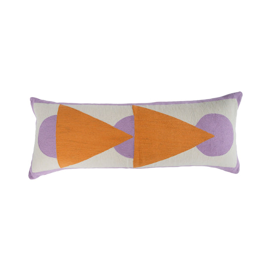 Zaza Lumbar Pillow - Lilac