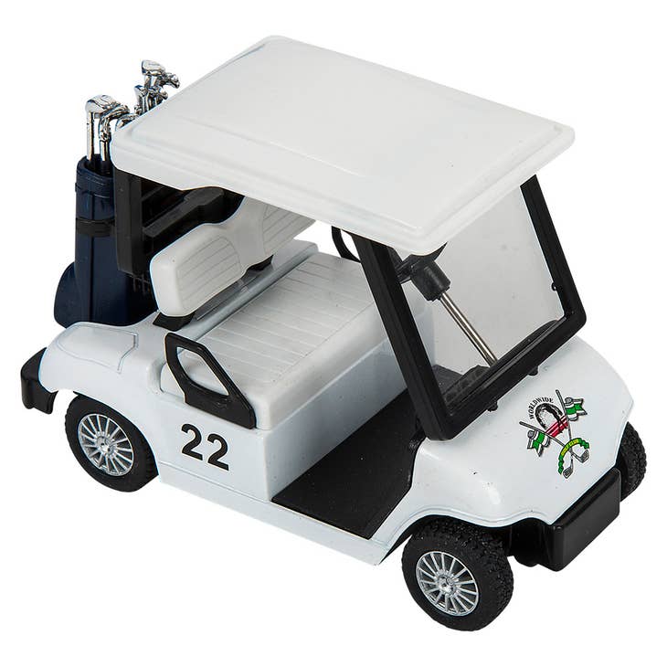 Die-Cast Pull Back Golf Cart 5"