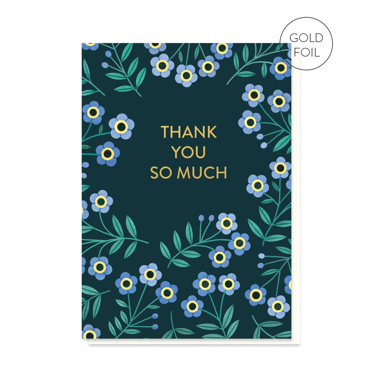 Forget Me Not Thank You Card