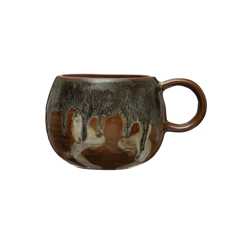 12 oz. Stoneware Mug, Reactive Glaze