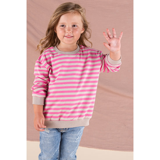 Cotton Striped Sweatshirt For Kids