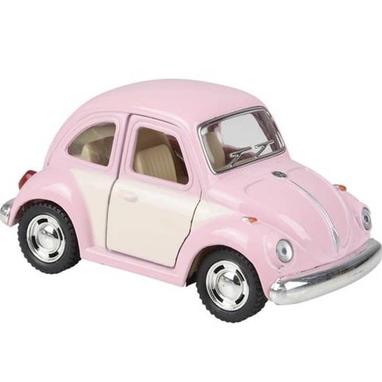 Die Cast-Pull Back 1967 VW Classic Beetle 4" - Pink
