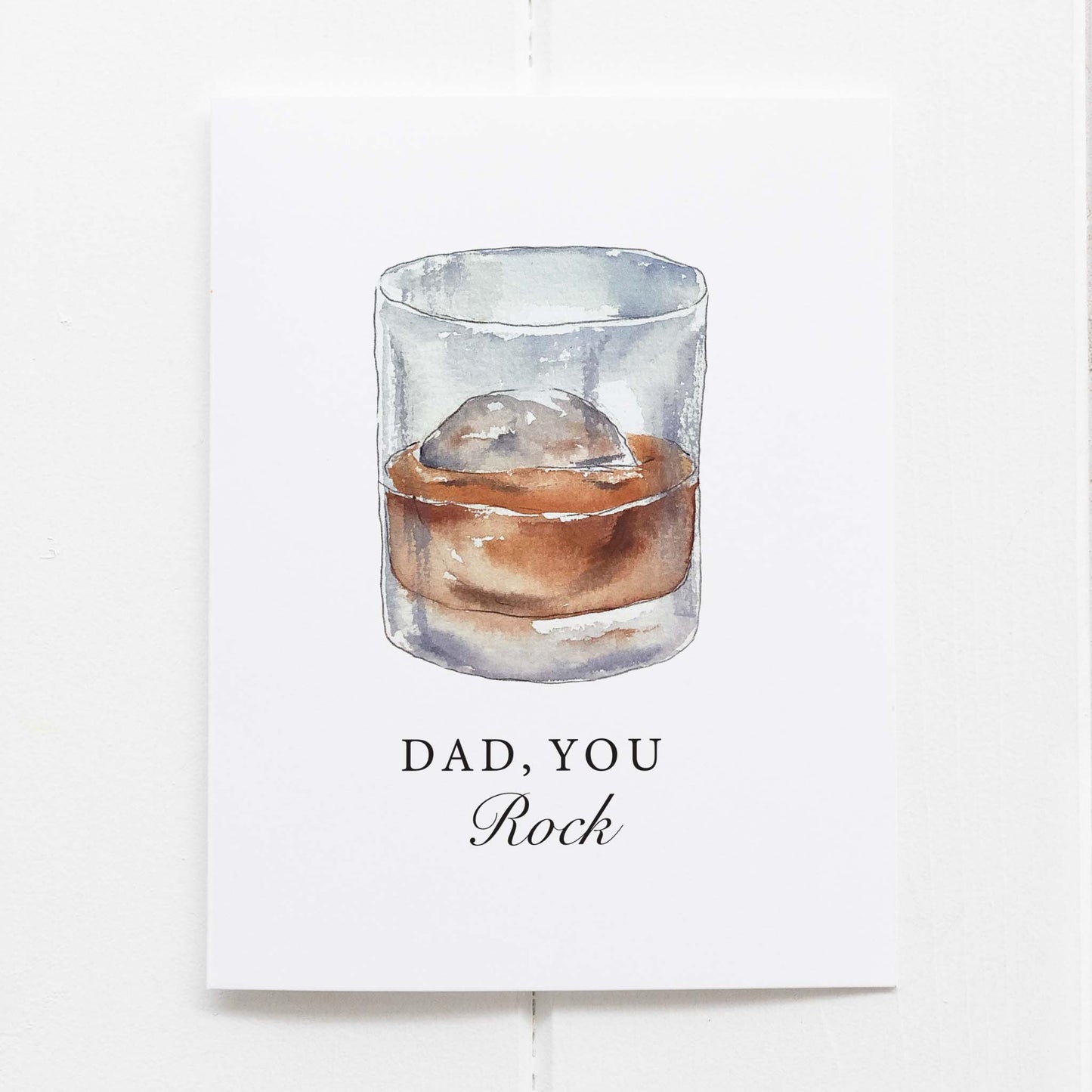 Bourbon Whiskey Greeting Card