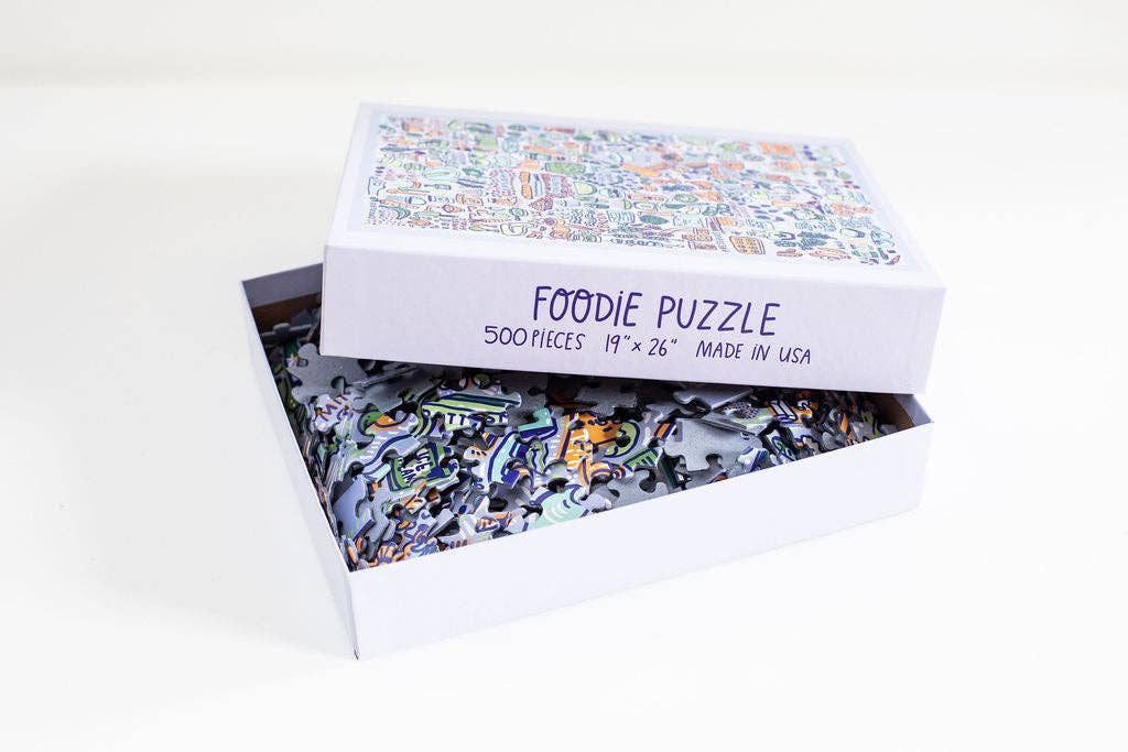  Foodie Jigsaw Puzzle Book