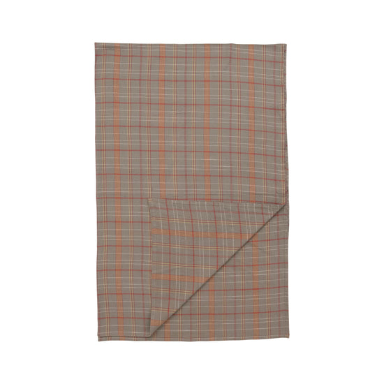Woven Cotton Plaid Tablecloth, Multi Color 60"W x 84"L