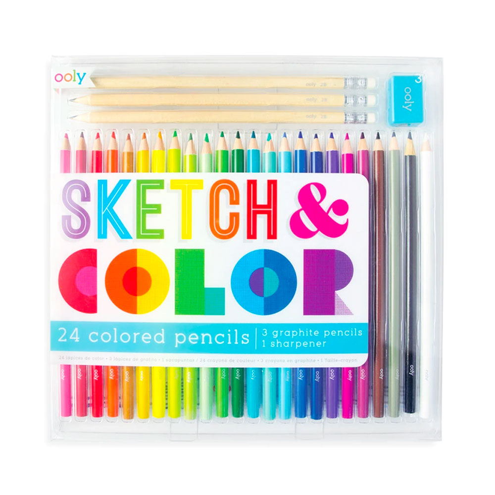 Sketch And Color - Colored Pencils Set