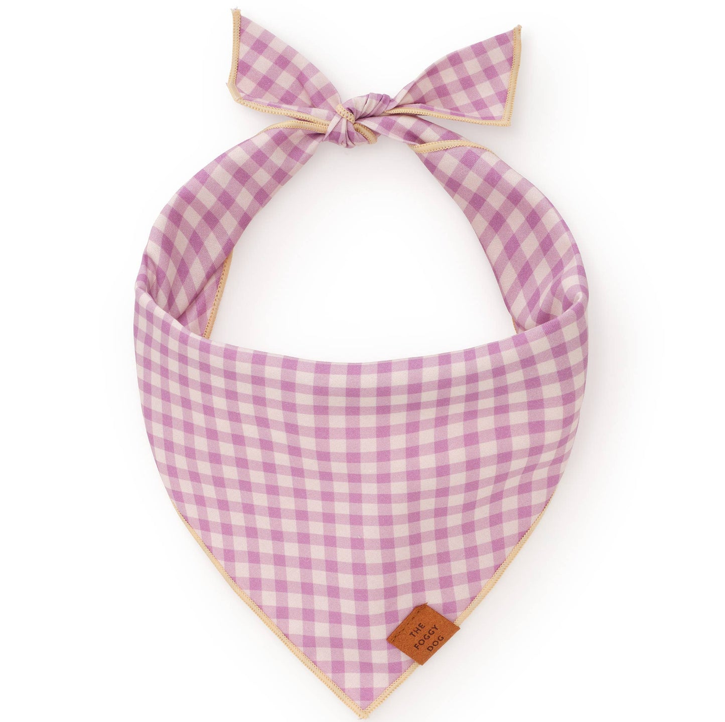 Thistle Gingham Fall Dog Bandana