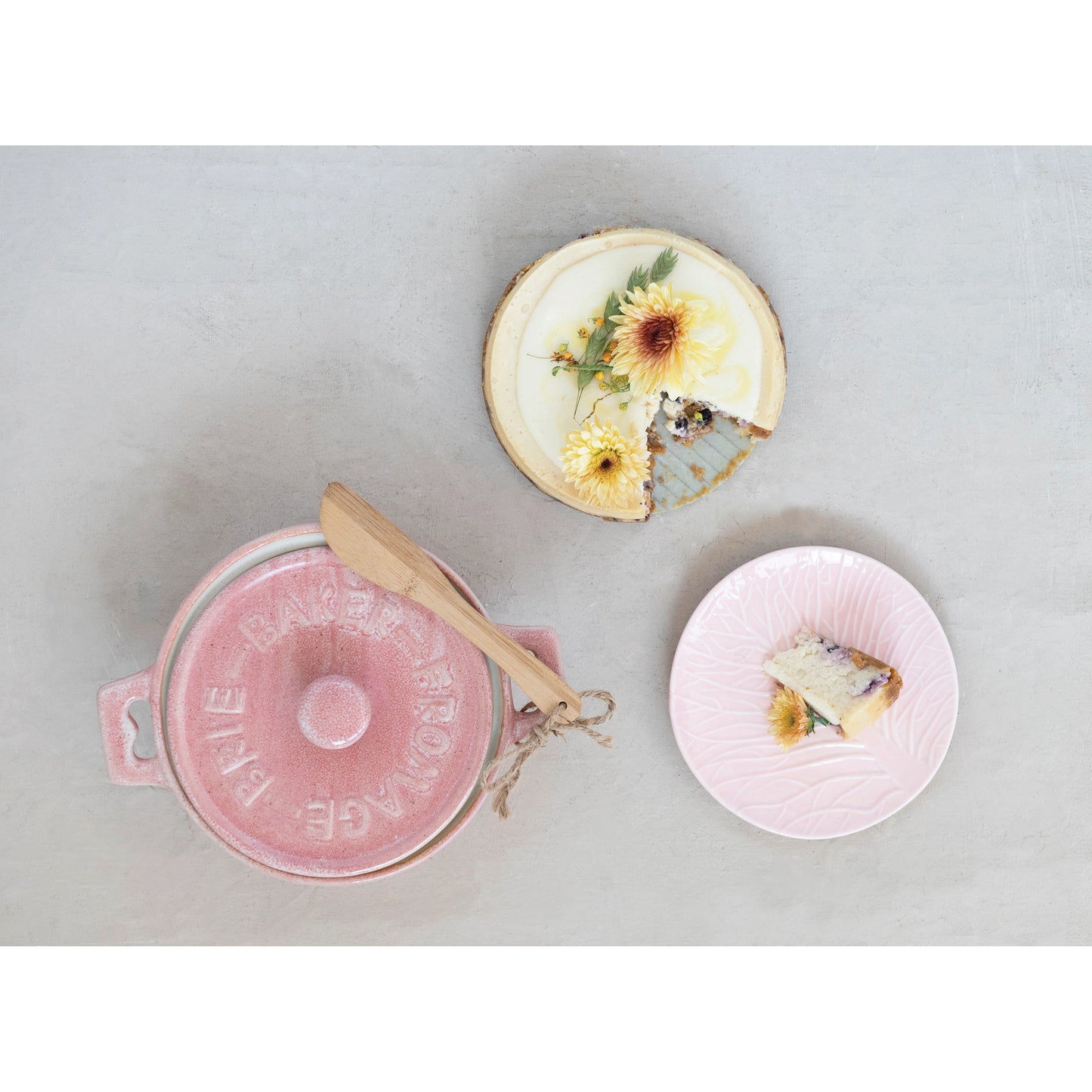 Stoneware Brie Baker