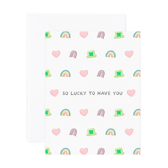 Load image into Gallery viewer, Lucky (Charms) To Have You Thanks Card
