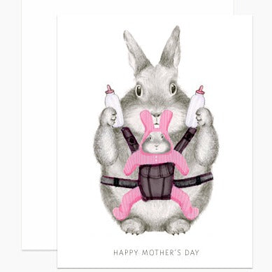 Mom Bunny Greeting Card