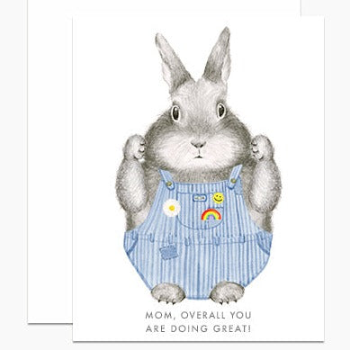 Overall Mom Greeting Card