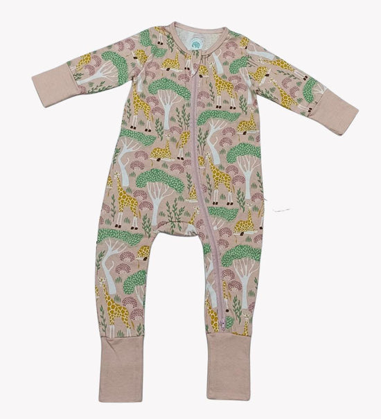 Baby Romper - Giraffe print