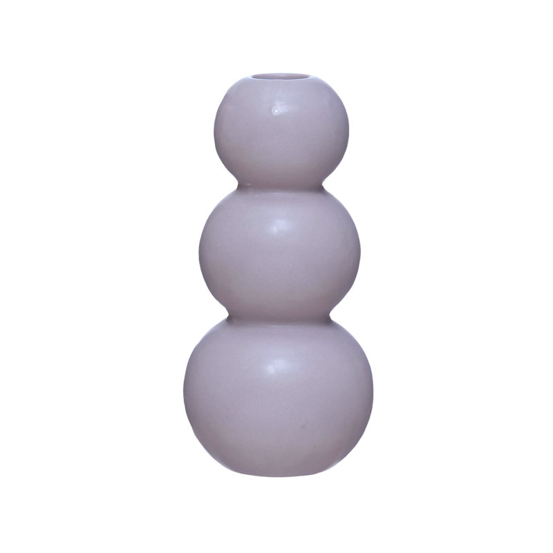Stoneware Vase, Purple
