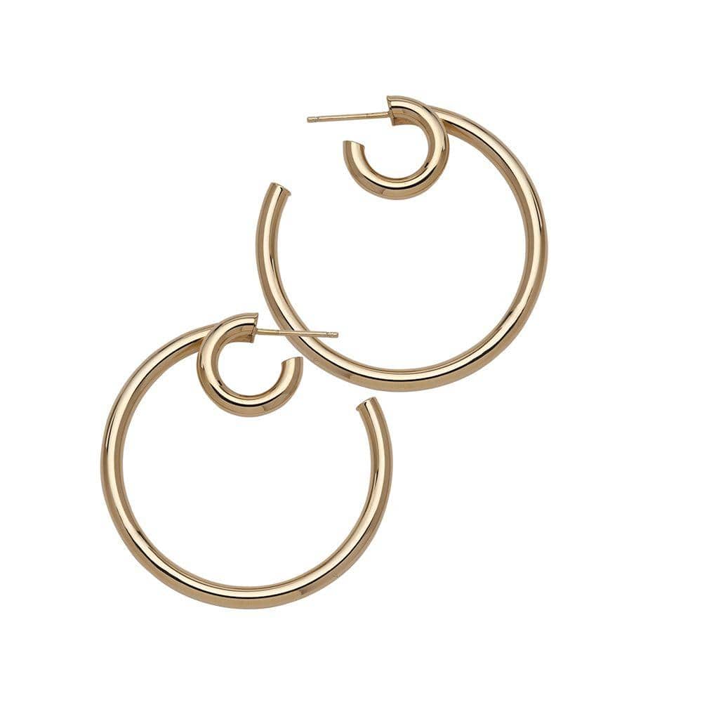 Athena 1.5" Hoop Earrings