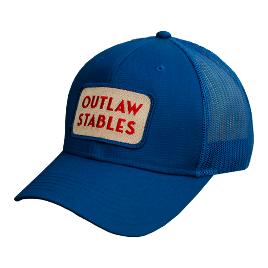 Outlaw Stables Text Patch Low Pro Hat