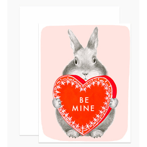 Be Mine Bunny Greeting Card