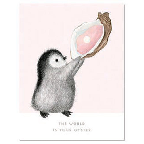 The World is Your Oyster Greeting Card